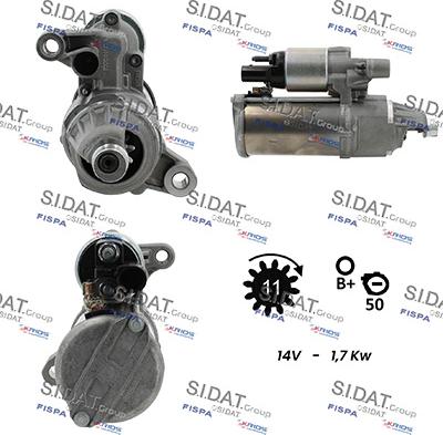 Sidat S12BH0930 - Стартер autodnr.net