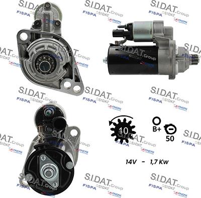 Sidat S12BH0951 - Стартер autodnr.net