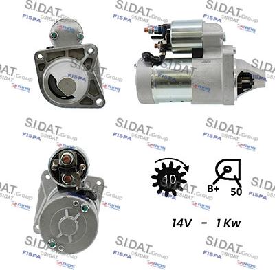 Sidat S12HT0019A2 - Стартер autodnr.net