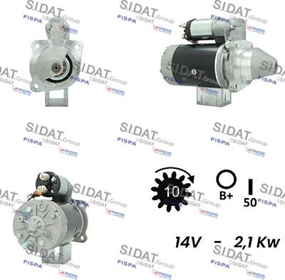 Sidat S12LU0717A2 - Стартер autodnr.net