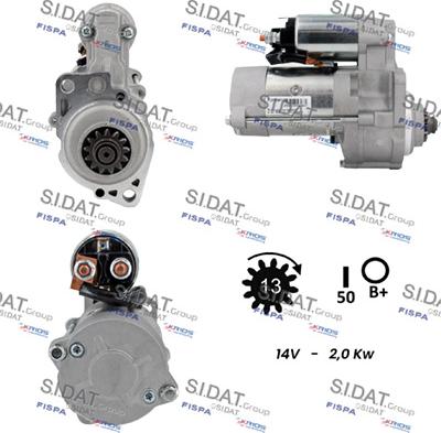 Sidat S12MH0871A2 - Стартер autodnr.net