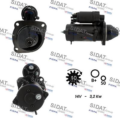 Sidat S12ML0965 - Стартер autodnr.net