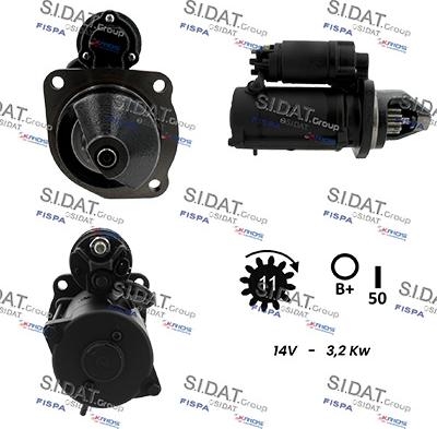 Sidat S12ML0972 - Стартер autodnr.net