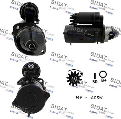 Sidat S12ML0977 - Стартер autocars.com.ua