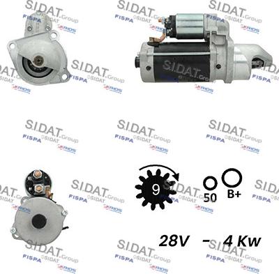 Sidat S24BH0062A2 - Стартер autodnr.net