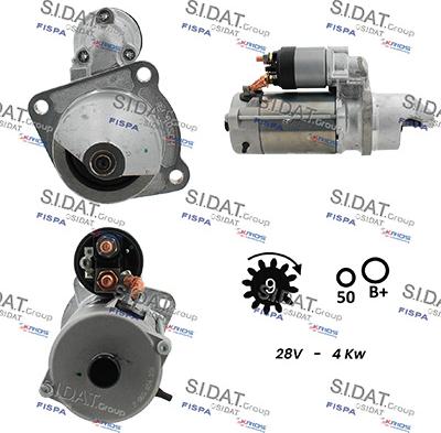 Sidat S24BH0062 - Стартер autodnr.net