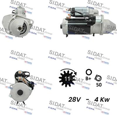 Sidat S24BH0067A2 - Стартер autodnr.net