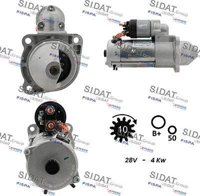 Sidat S24BH0081 - Стартер autodnr.net