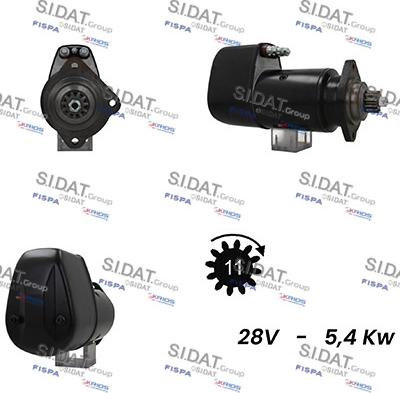 Sidat S24BH0098A2 - Стартер autodnr.net