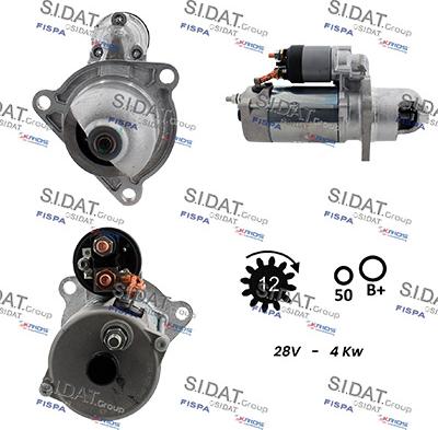 Sidat S24BH0105 - Стартер autodnr.net