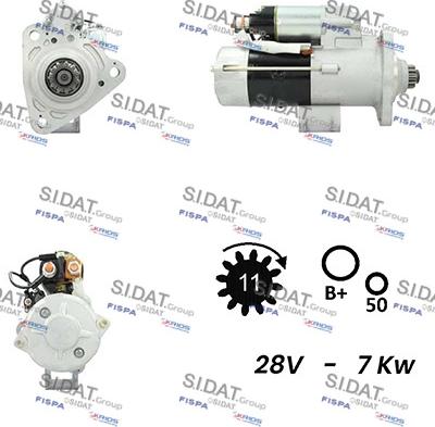 Sidat S24MH0074A2 - Стартер autodnr.net