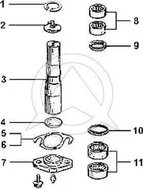 Sidem 20180 KIT - Болт поворотного кулака autocars.com.ua