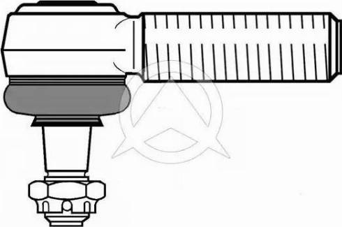 Sidem 68039 - Наконечник рульової тяги, кульовий шарнір autocars.com.ua