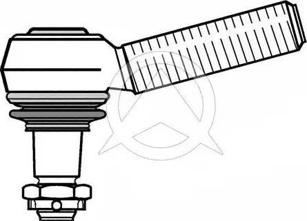 Sidem 680632 - Наконечник рульової тяги, кульовий шарнір autocars.com.ua