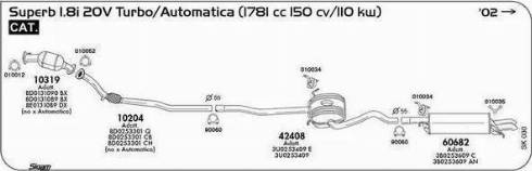 Sigam 010052 - Прокладка, труба вихлопного газу autocars.com.ua