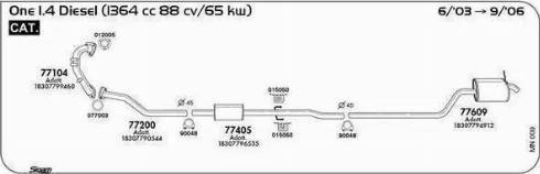 Sigam 127386 - Колектор, система випуску autocars.com.ua