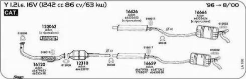 Sigam 012036 - Прокладка, труба вихлопного газу autocars.com.ua