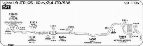 Sigam 121800 - Колектор, система випуску autocars.com.ua