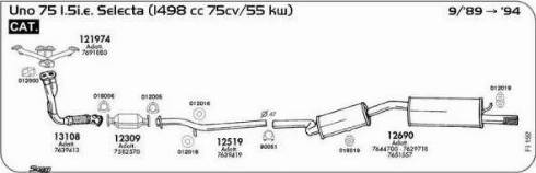 Sigam 018006 - Прокладка, труба вихлопного газу autocars.com.ua