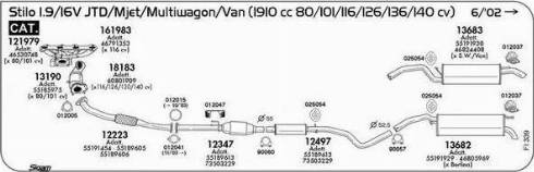 Sigam 012037 - Кронштейн, система випуску ОГ autocars.com.ua