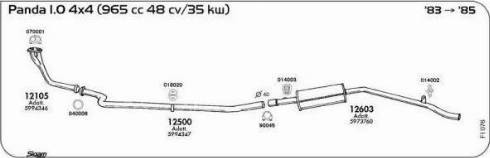 Sigam 070001 - Прокладка, труба вихлопного газу autocars.com.ua