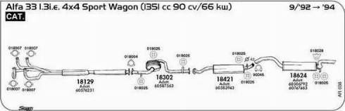 Sigam 018004 - Прокладка, труба вихлопного газу autocars.com.ua