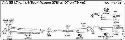 Sigam 018028 - Кронштейн, система випуску ОГ autocars.com.ua
