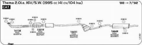 Sigam 018041 - Прокладка, труба вихлопного газу autocars.com.ua