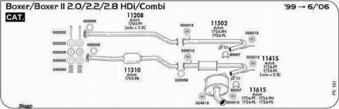 Sigam 020058 - Кільце ущільнювача, труба вихлопного газу autocars.com.ua