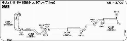 Sigam 020058 - Кільце ущільнювача, труба вихлопного газу autocars.com.ua