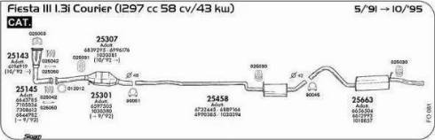 Sigam 025052 - Кільце ущільнювача, труба вихлопного газу autocars.com.ua