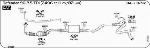 Sigam 032002 - Прокладка, труба вихлопного газу autocars.com.ua