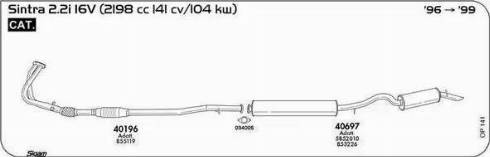 Sigam 034005 - Прокладка, труба вихлопного газу autocars.com.ua