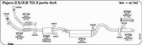 Sigam 023026 - Пружина, глушник autocars.com.ua