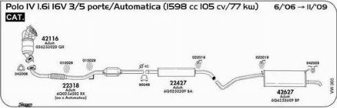 Sigam 042003 - Кронштейн, система випуску ОГ autocars.com.ua