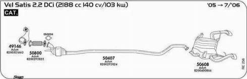 Sigam 050004 - Прокладка, труба вихлопного газу autocars.com.ua