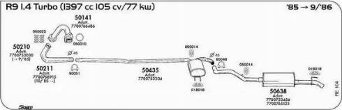 Sigam 050010 - Уплотнительное кольцо, труба выхлопного газа autodnr.net