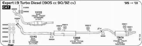 Sigam 050024 - З'єднувальні елементи, система випуску autocars.com.ua