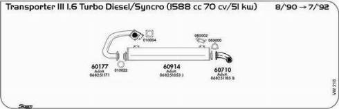 Sigam 053000 - Прокладка, труба вихлопного газу autocars.com.ua