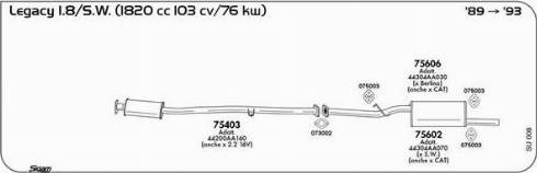 Sigam 073002 - Прокладка, труба вихлопного газу autocars.com.ua
