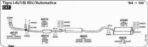 Sigam 073000 - Прокладка, труба вихлопного газу autocars.com.ua