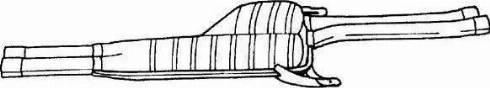 Sigam 15418 - Середній глушник вихлопних газів autocars.com.ua