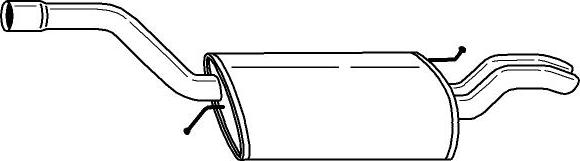 Sigam 61630 - Глушник вихлопних газів кінцевий autocars.com.ua