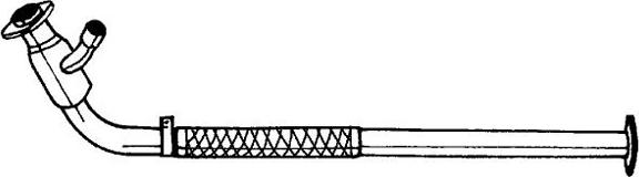 Sigam 67105 - Труба вихлопного газу autocars.com.ua