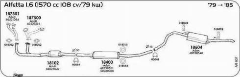 Sigam 018002 - Прокладка, труба вихлопного газу autocars.com.ua