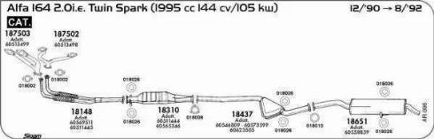 Sigam 187503 - Колектор, система випуску autocars.com.ua