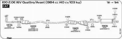 Sigam 010038 - Кронштейн, система випуску ОГ autocars.com.ua