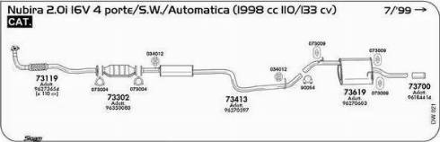 Sigam 073004 - Прокладка, труба вихлопного газу autocars.com.ua