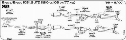 Sigam 121800 - Колектор, система випуску autocars.com.ua