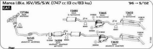 Sigam 127386 - Колектор, система випуску autocars.com.ua